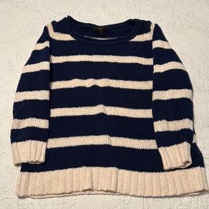 JCrew blew and creamed sweatered in a size S